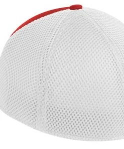 New Era 39THIRTY Mesh Back Flex Stretch Hat Blank Cap - Black, White, Navy, Red