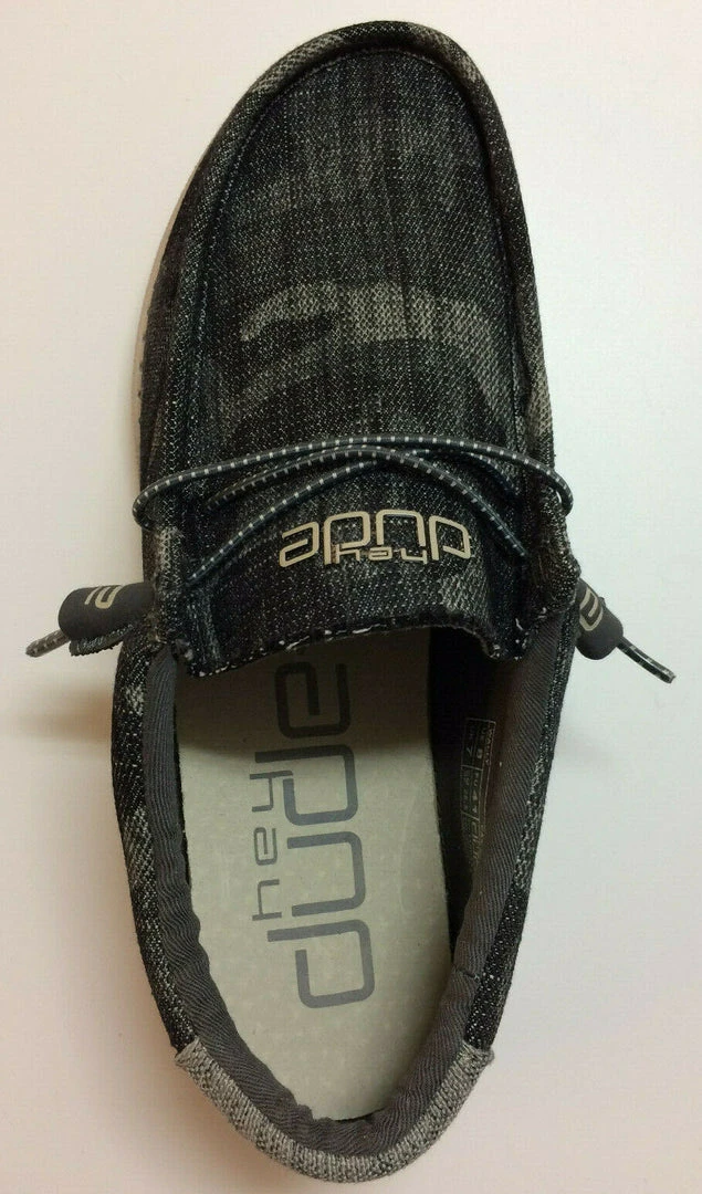 Hey Dude Wally Camo Tweed Men's Casual Comfortable Lightweight Slip On Shoes 6 Hey Dude Wally Camo Tweed Men's Casual Comfortable Lightweight Slip On Shoes