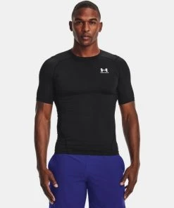 Under Armour Mens UA Sonic Heatgear Short Sleeve Compression T-Shirt Workout Tee