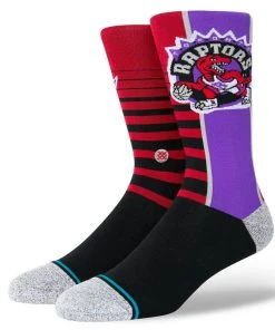 Toronto Raptors Stance NBA HWC Hardwood Classics Crew Socks Large Mens 9-13