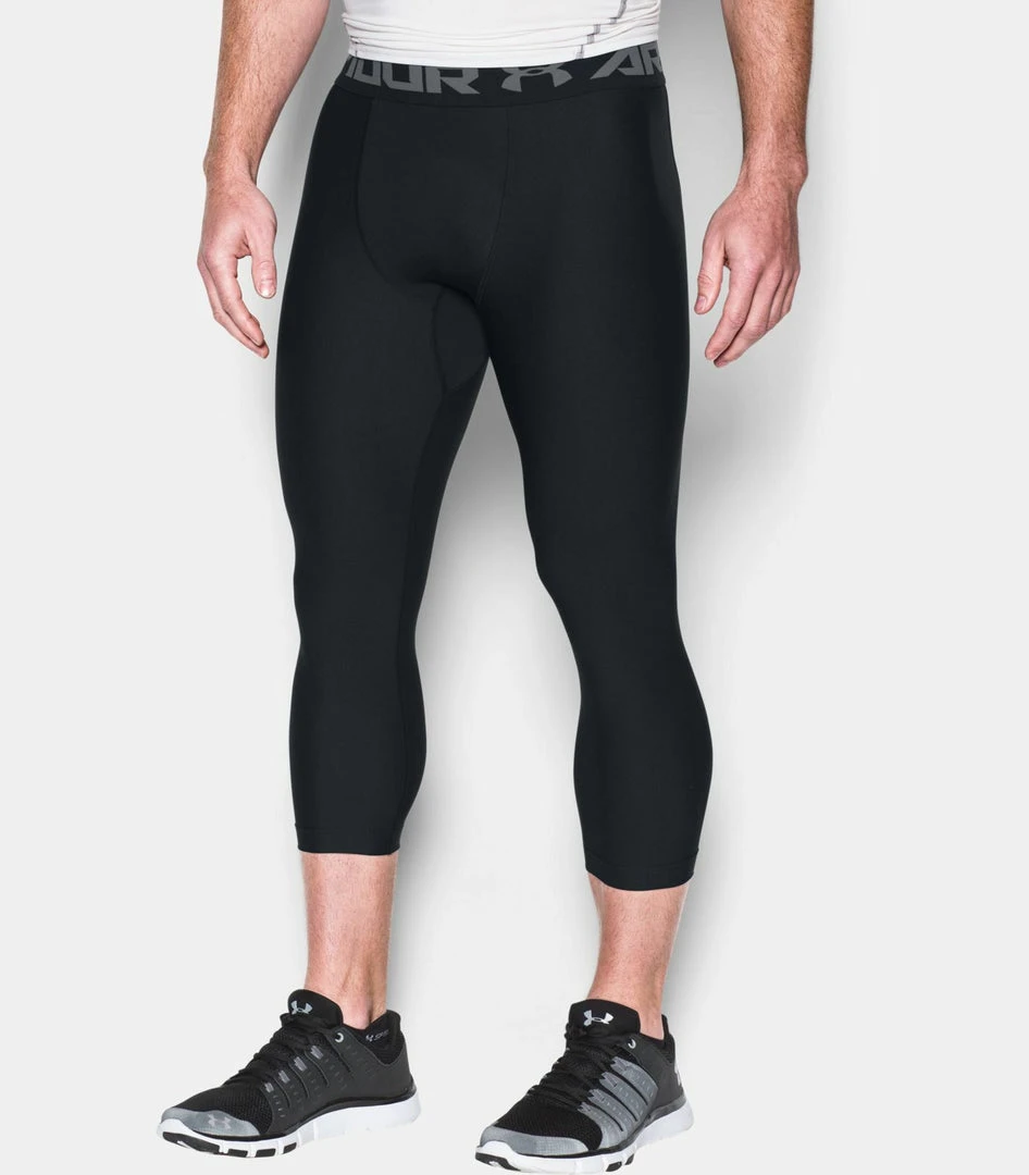 Under Armour Men's UA HeatGear Armour Compression 3/4" Leggings 2 Under Armour Men's UA HeatGear Armour Compression 3/4" Leggings