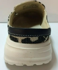 Hey Dude Wendy Nora Black Cheetah Lightweight Casual Comfy Slip On Women's Shoes 9 Hey Dude Wendy Nora Black Cheetah Lightweight Casual Comfy Slip On Women's Shoes