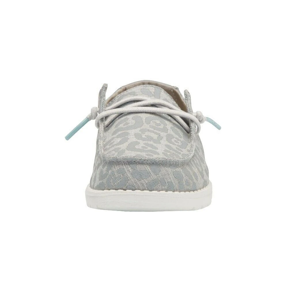 Hey Dude Wendy Youth Cat Eye Grey Shoes Comfortable Lightweight Slip On Casual 4 Hey Dude Wendy Youth Cat Eye Grey Shoes Comfortable Lightweight Slip On Casual