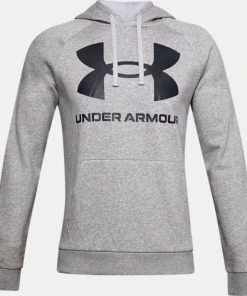 Under Armour Men's UA Rival Fleece Big Logo Hoodie Hooded Sweatshirt