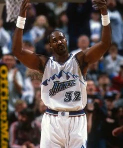 1996 Utah Jazz Mitchell & Ness NBA Authentic Swingman Men's Mesh Shorts White