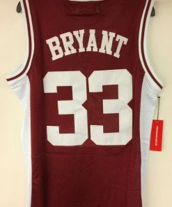 Headgear Classics NBA Kobe Bryant Lower Merion High School #33 Authentic Embroidered Basketball Jersey