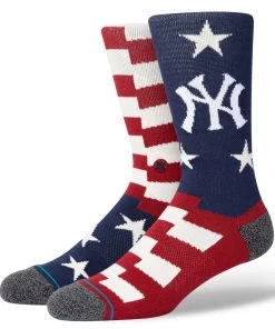 2022 New York Yankees NY Stance MLB Brigade USA America Socks Large Mens 9-13