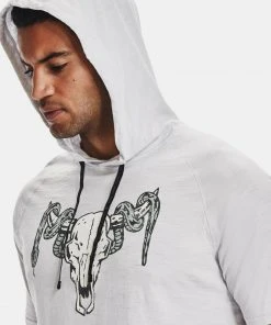 Under Armour Mens UA Project Rock Terry Snake Short Sleeve Hoodie Dwayne Johnson