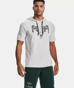 Under Armour Mens UA Project Rock Terry Snake Short Sleeve Hoodie Dwayne Johnson