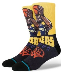 LeBron James Los Angeles Lakers LA Stance NBA Graded Socks Large Mens 9-13