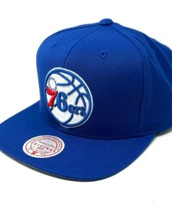 2022 Philadelphia 76ers Mitchell & Ness NBA Snapback Hat Cap Sixers Adjustable