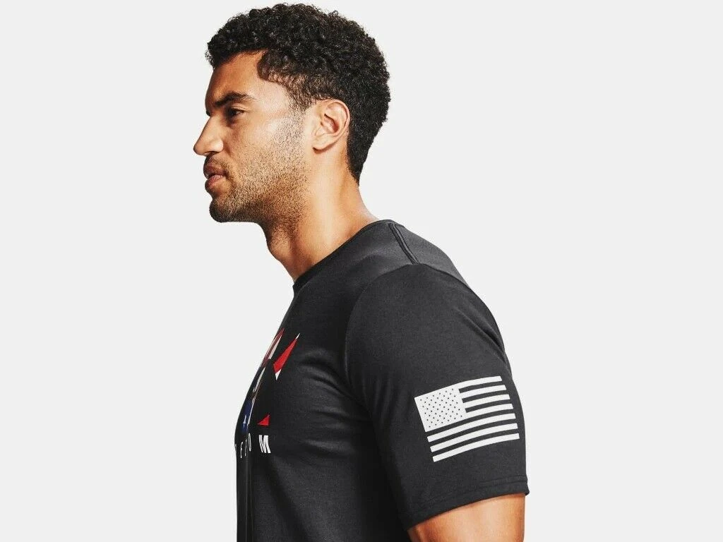 Under Armour Mens UA Freedom New BFL Short Sleeve Graphic T-Shirt SS Tee 3 Under Armour Mens UA Freedom New BFL Short Sleeve Graphic T-Shirt SS Tee