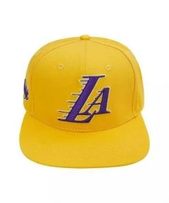 Mitchell & Ness Los Angeles Lakers LA Pro Standard NBA Snapback Hat Flat Brim Adjustable Cap