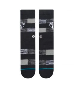 2023 Brooklyn Nets Stance NBA Cryptic Basketball Crew Socks Large Men's 9-13
