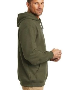 Carhartt Men's Midweight Hooded Sweatshirt Pullover Long Sleeve Workwear Hoodie