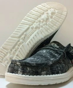 Hey Dude Wally Funk Burnout Men's Shoes Comfortable Lightweight Slip On Casual Hey Dude Shoes