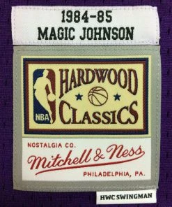 Magic Johnson Los Angeles Lakers LA Mitchell & Ness NBA Authentic Jersey Earvin