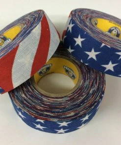 Howie's Hockey Howies Hockey USA Flag Hockey Tape - Howies USA Flag Hockey Tape - 3 Rolls -1"x20 Yards - Grip