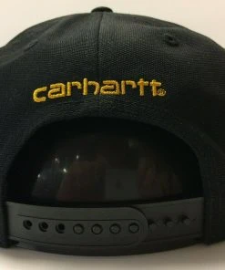 Carhartt Ashland Men's Adjustable Snapback Flat Brim Cap Authentic Canvas Hat