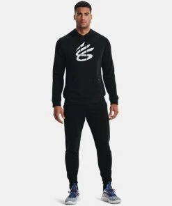 Under Armour Men's UA Curry Logo Pullover Hoodie Sweatshirt Hooded