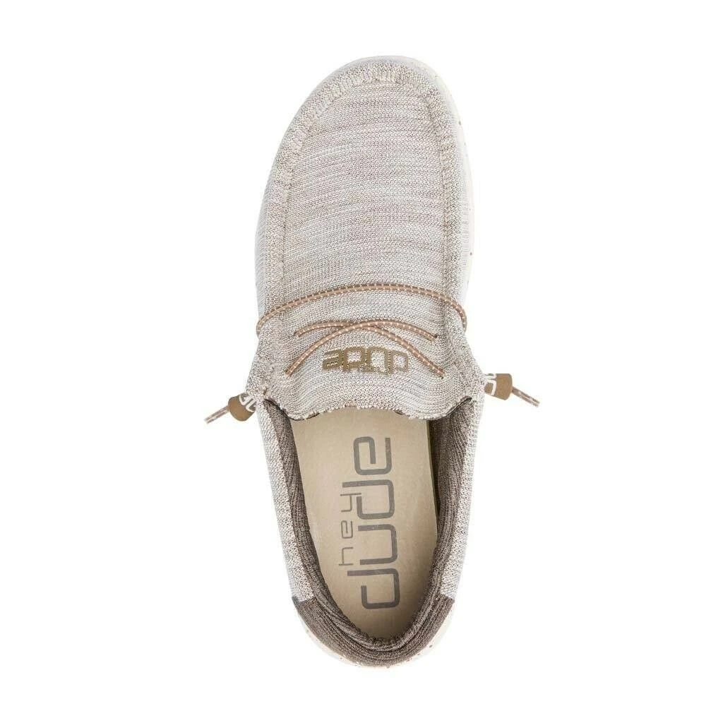 Hey Dude Shoes Hey Dude Wally Stretch Limestone Men's Shoes Lightweight Comfortable Slip On 6 Hey Dude Shoes Hey Dude Wally Stretch Limestone Men's Shoes Lightweight Comfortable Slip On