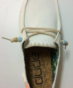 Hey Dude Wendy Natural Salt Women's Lightweight Casual Comfortable Shoes Slip On 11 Hey Dude Wendy Natural Salt Women's Lightweight Casual Comfortable Shoes Slip On