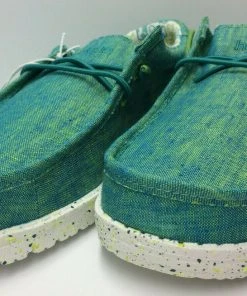 Hey Dude Wally Youth Chambray Gamer Comfortable Lightweight Slip On Casual Shoes