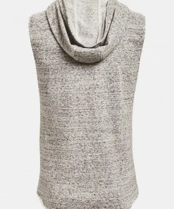 Under Armour Mens UA Project Rock Terry Sleeveless Hoodie Iron Paradise Rock 18 Under Armour Mens UA Project Rock Terry Sleeveless Hoodie Iron Paradise Rock