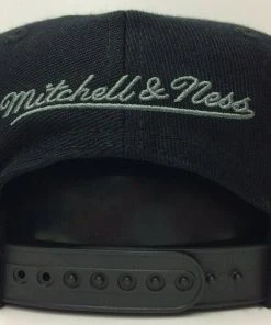 Brooklyn Nets Mitchell & Ness NBA Snapback Hat Nets Ball Logo Cap Flat Brim