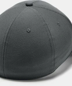 Under Armour Men's UA Blitzing Blank Stretch Fit Cap Curved Flex Hat 1325823