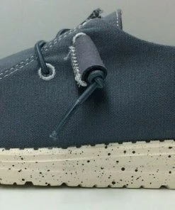 Hey Dude Wendy Classic Hey Dude Shoes Hey Dude Wendy Sky Blue Lightweight Slip On Casual Comfortable Women's Shoes