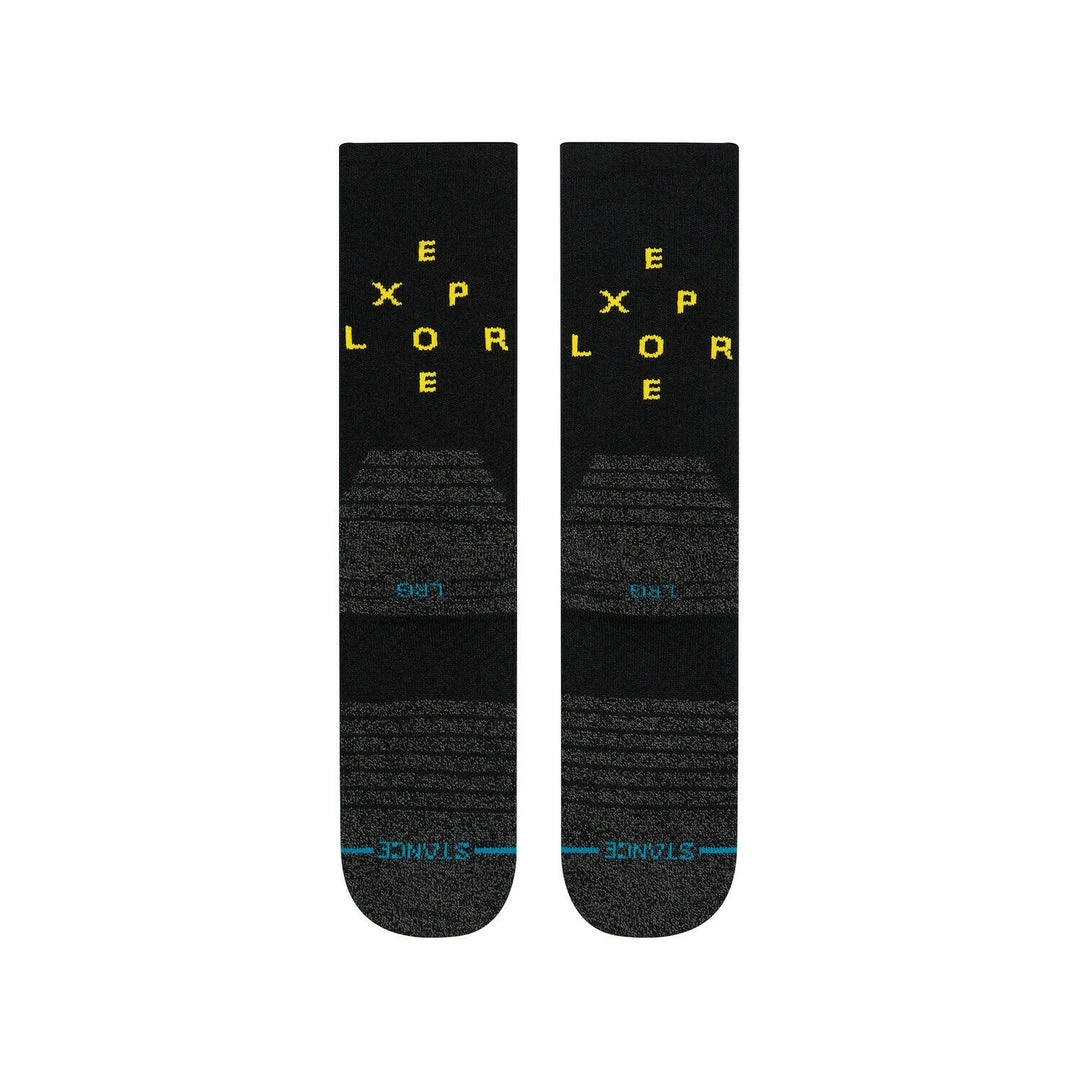 Stance X National Geographic Exploration FEEL360 Crew Socks Large Men's 9-13 3 Stance X National Geographic Exploration FEEL360 Crew Socks Large Men's 9-13