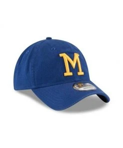 Milwaukee Brewers M New Era MLB 9TWENTY Adjustable Strapback Hat Dad Cap Retro