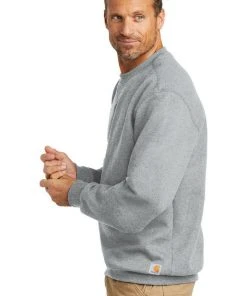 Carhartt Men's Midweight Crewneck Sweatshirt Pullover Long Sleeve Workwear Crew