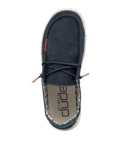 Hey Dude Wendy Corduroy Navy Women's Lightweight Shoes Slip On Casual Comfort Hey Dude Shoes 11 Hey Dude Wendy Corduroy Navy Women's Lightweight Shoes Slip On Casual Comfort Hey Dude Shoes