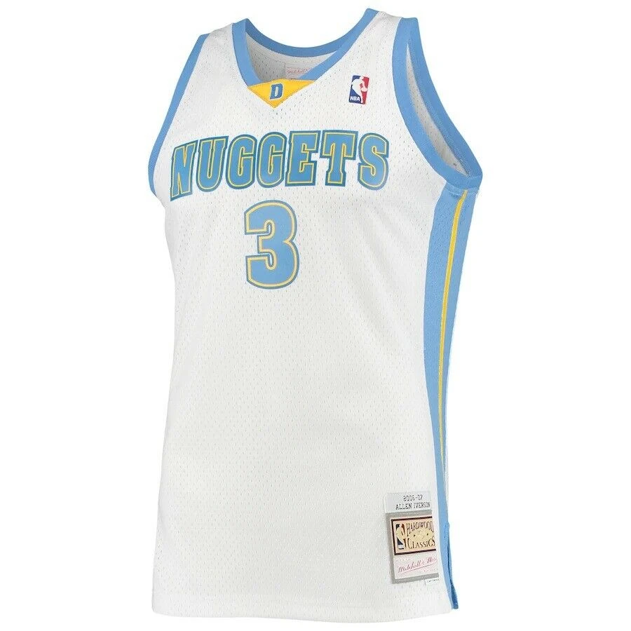 Allen Iverson Denver Nuggets Mitchell & Ness NBA 2006-2007 Authentic Jersey HWC 2 Allen Iverson Denver Nuggets Mitchell & Ness NBA 2006-2007 Authentic Jersey HWC