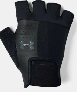 Under Armour Men's UA Weightlifting Gloves Half Finger Workout Gloves 1328620