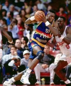 Dikembe Mutombo Denver Nuggets Mitchell & Ness 1991-92 Authentic Jersey Rainbow NBA