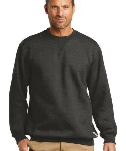 Carhartt Men's Midweight Crewneck Sweatshirt Pullover Long Sleeve Workwear Crew