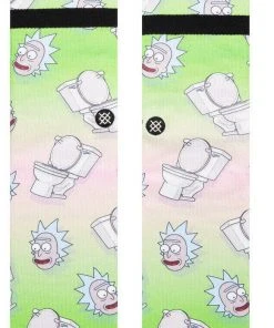 Stance X Rick And Morty The Old Man And The Seat Socks Large Men's 9-13