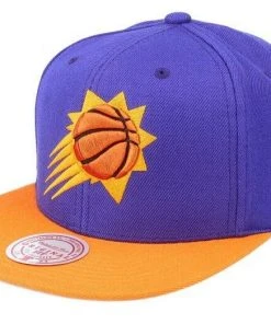 Phoenix Suns Mitchell & Ness NBA Snapback Hat 2Tone Hardwood Classics Cap Retro