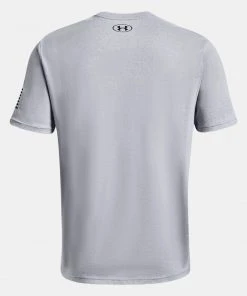 Under Armour Mens UA Freedom Big Flag Logo Short Sleeve Graphic T-Shirt SS Tee