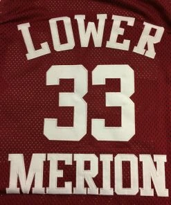 Headgear Classics NBA Kobe Bryant Lower Merion High School #33 Authentic Embroidered Basketball Jersey
