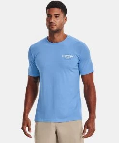 Under Armour Men's UA Fish Marlin Waterblur Short Sleeve Graphic T-Shirt SS Tee 9 Under Armour Men's UA Fish Marlin Waterblur Short Sleeve Graphic T-Shirt SS Tee