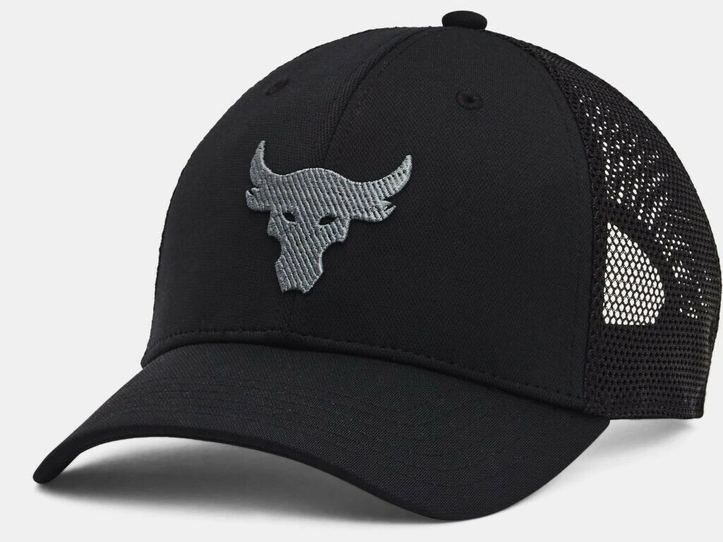 Under Armour Men's UA Project Rock Trucker Snapback Cap Hat Dwayne Johnson 1 Under Armour Men's UA Project Rock Trucker Snapback Cap Hat Dwayne Johnson