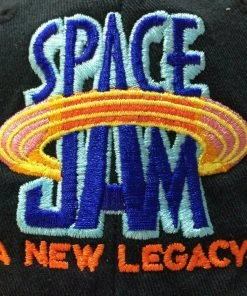 Mitchell & Ness X Space Jam 2 A New Legacy NBA Strapback Black Hat Dad Cap