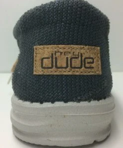 Hey Dude Wally Eden Navy Men's Shoes Comfortable Lightweight Slip On Casual Shoe 9 Hey Dude Wally Eden Navy Men's Shoes Comfortable Lightweight Slip On Casual Shoe