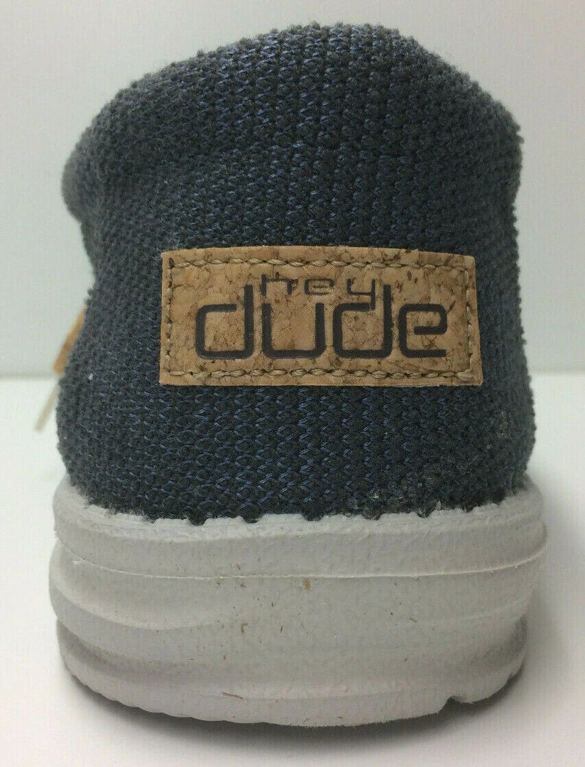 Hey Dude Wally Eden Navy Men's Shoes Comfortable Lightweight Slip On Casual Shoe 4 Hey Dude Wally Eden Navy Men's Shoes Comfortable Lightweight Slip On Casual Shoe