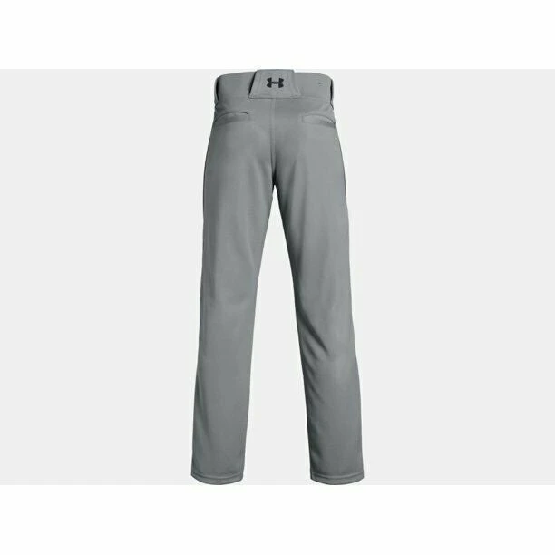 Under Armour Boys Gray W/ Black Piped UA Utility Relaxed Baseball Youth Pants 2 Under Armour Boys Gray W/ Black Piped UA Utility Relaxed Baseball Youth Pants