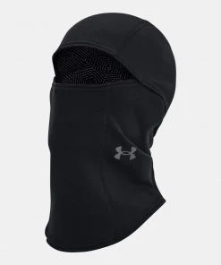 Under Armour Men's UA ColdGear Infrared Hood Balacalava Facemask Black Gray